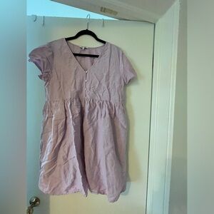 Madewell linen button up dress